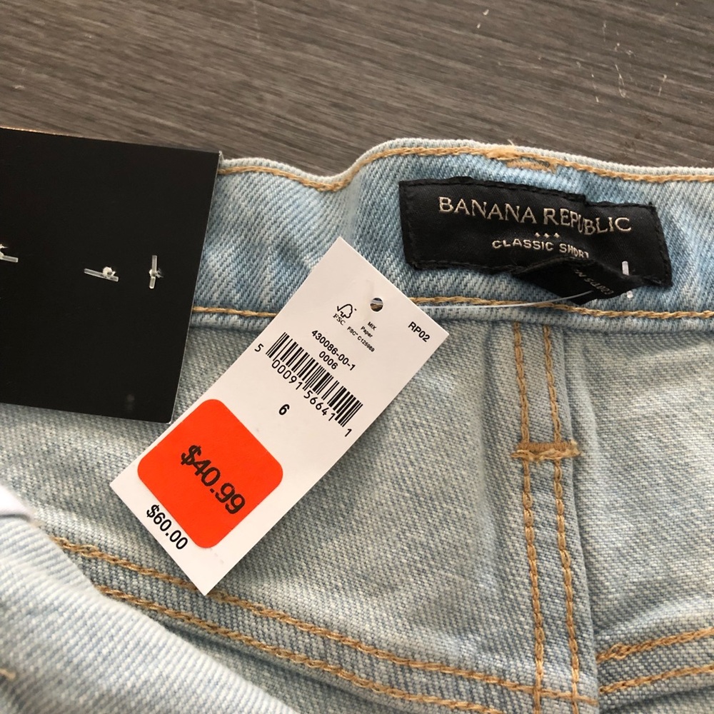 Banana republic denim shorts